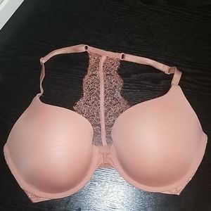 Pink silky Victoria's secret push up bra